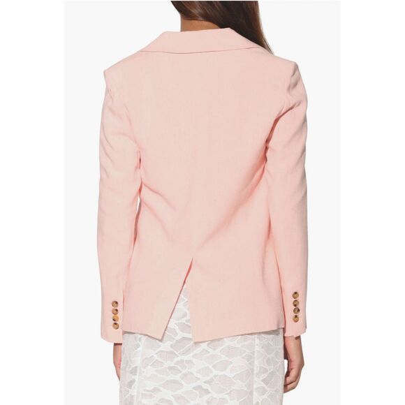 Nordstrom Felix Blazer Jacket Grapefruit Pink Size Medium NWOT - Picture 4 of 4